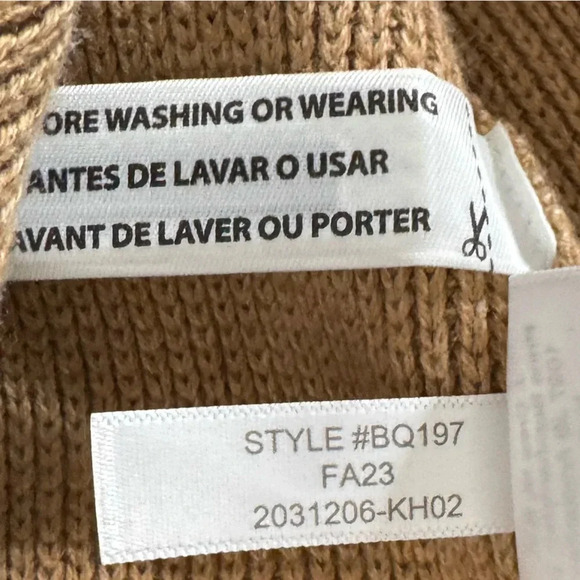 J. Crew Emilie Sweater Lady Jacket Heather Acorn Size Large Office Neutral Work - Picture 6 of 12